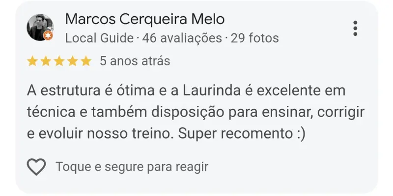 Avaliação Google 11