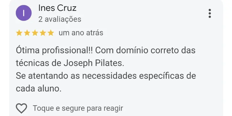 Avaliação Google 09